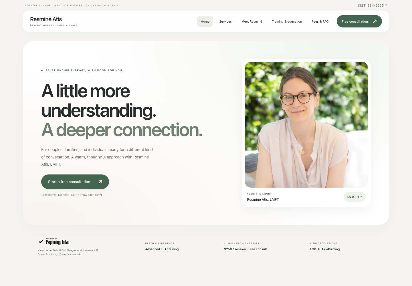 Preview of the sage website design